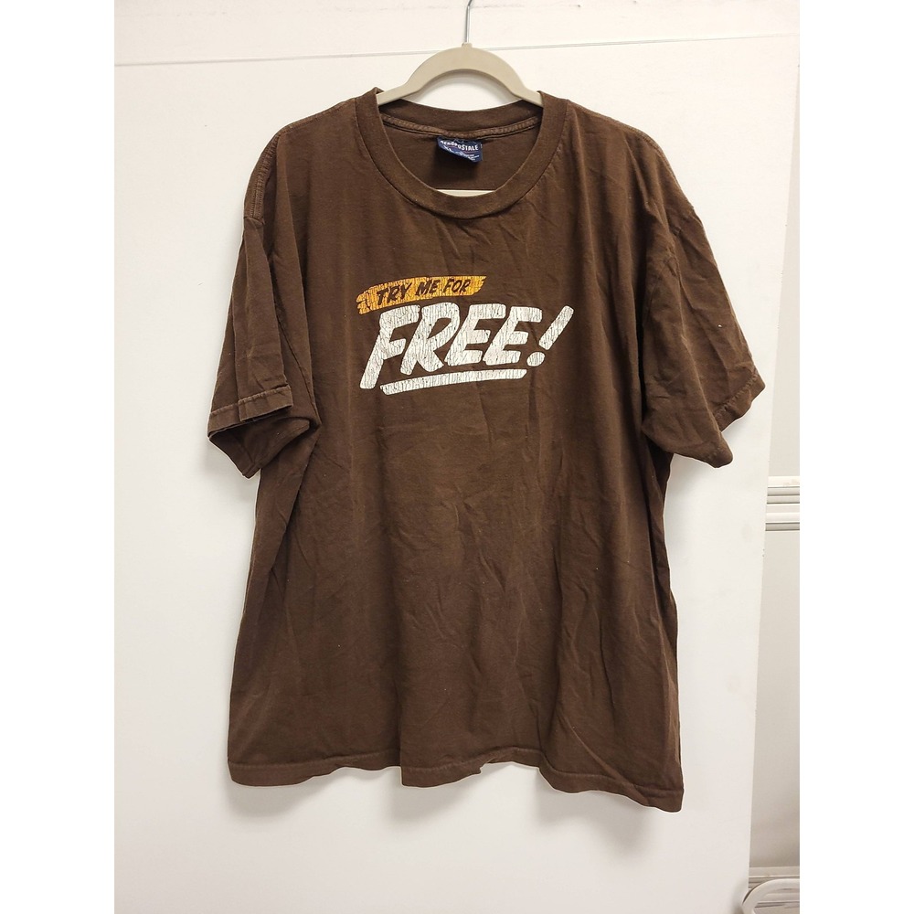 Aeropostale T-Shirt Mens XL Brown‎ Graphic Tee Short Sleeve Top Casual Shirt